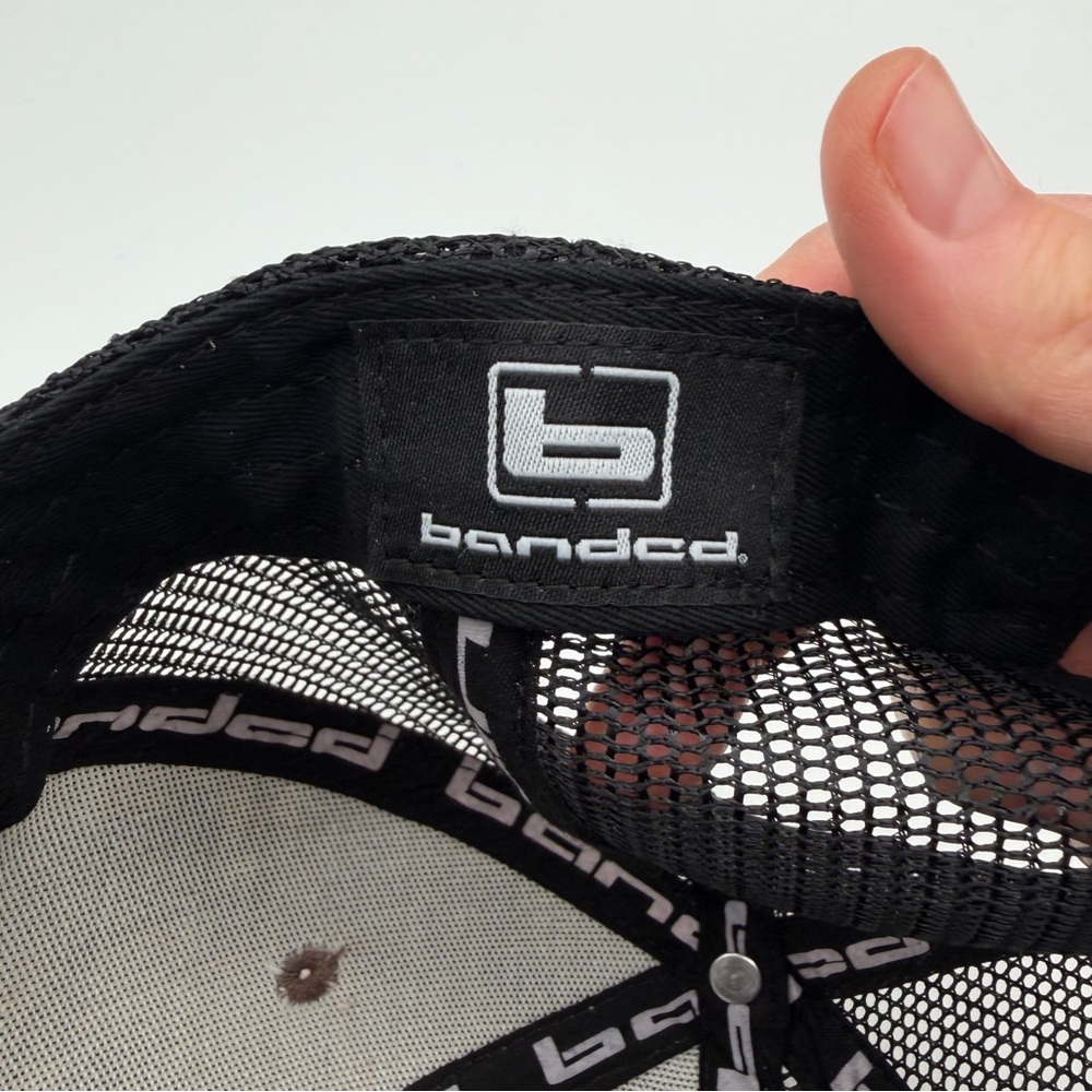Banded Trucker Camo Cap Mesh Back Adjustable Snapback Field Camouflage Hat OS - Picture 7 of 9